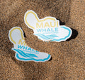 Maui Whale Adventures Die-Cut Sticker (4” × 3”)